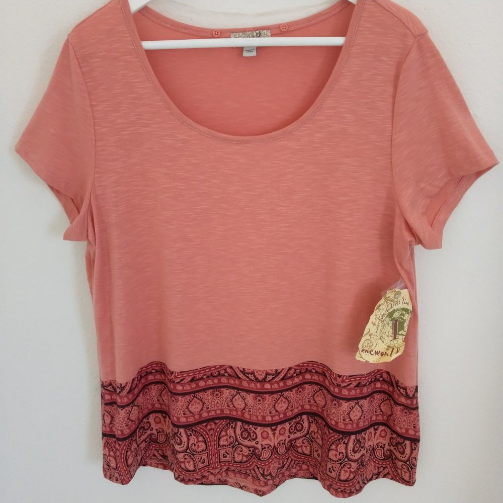 one world - live and let live tunic
